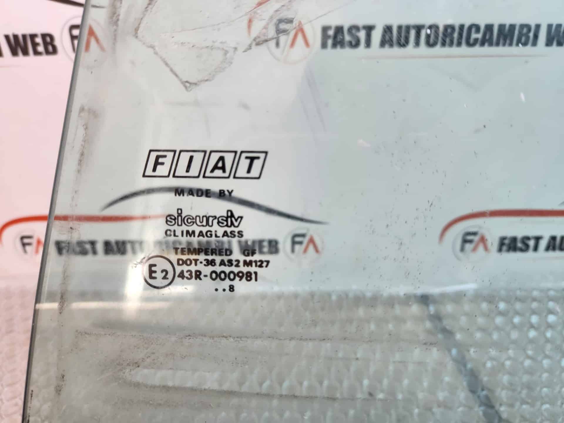 Vetro scendente anteriore sinistro originale Fiat Coupé 2 02_img_20221229_wa0088