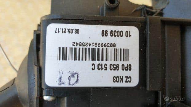 Devioluci completo Audi A3 8P originale 3 03_32902699a889456d9b4994941d06f985
