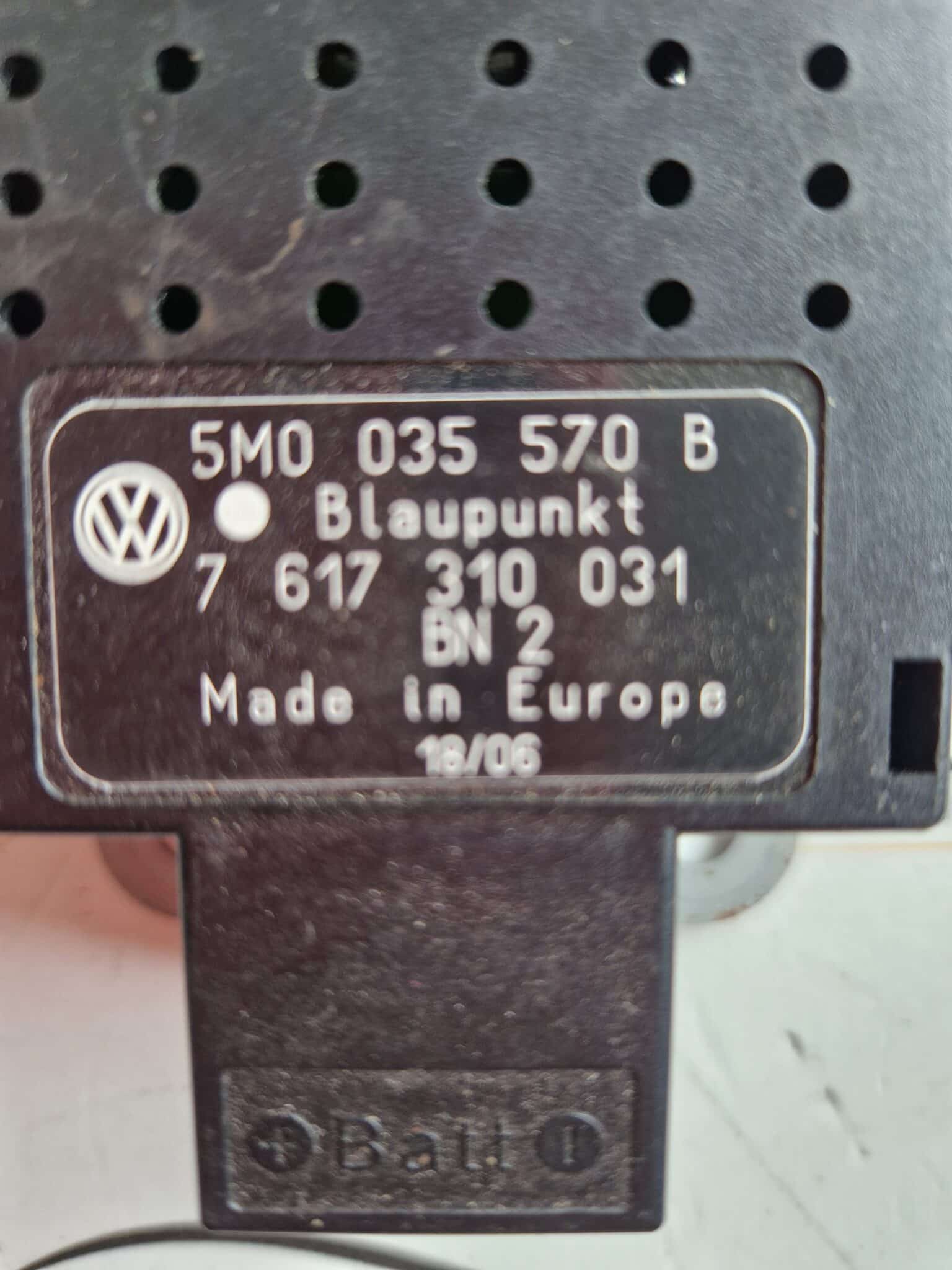 Centralina amplificatore Volkswagen Golf V 4 20240529_150817