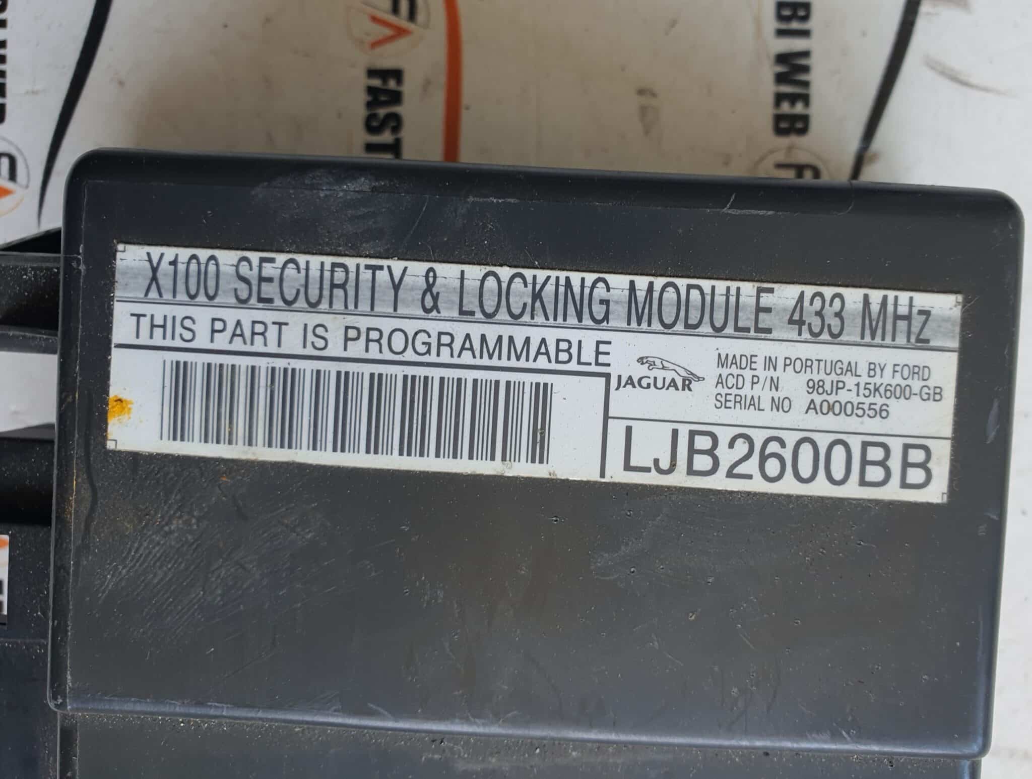 Centralina modulo blocco allarme Jaguar XK8/XKR codice: LJB2600BB 1 20240607_105404