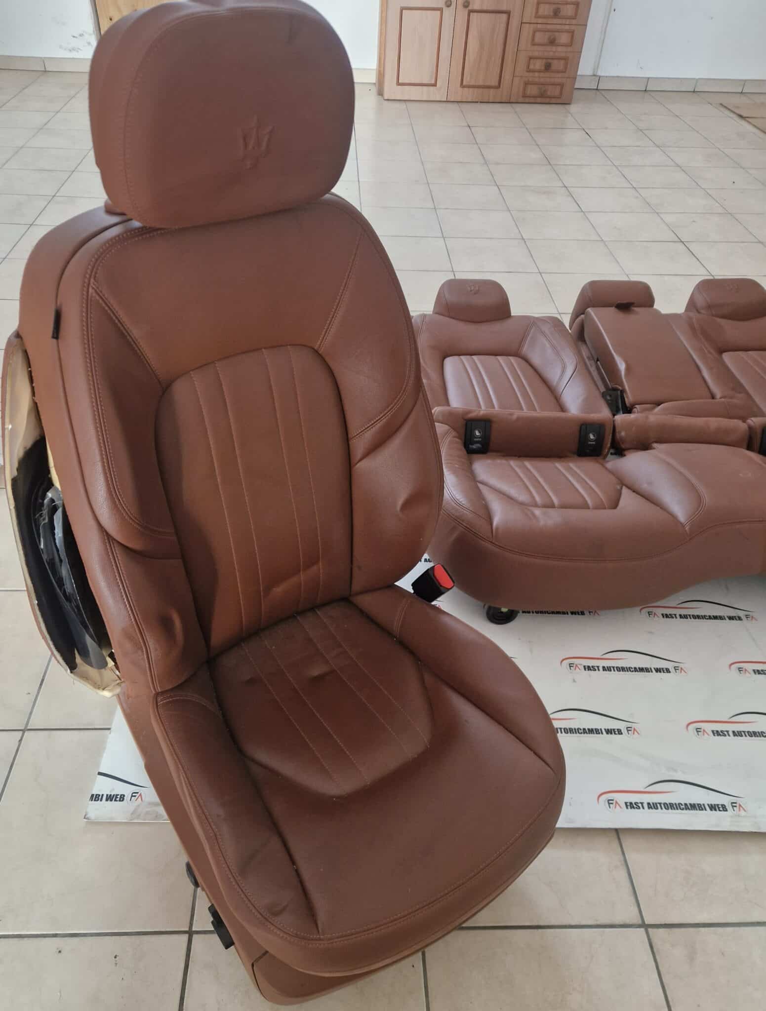 Kit sedili interni pelle marrone maserati ghibli anno 2015 9 20241219_115639