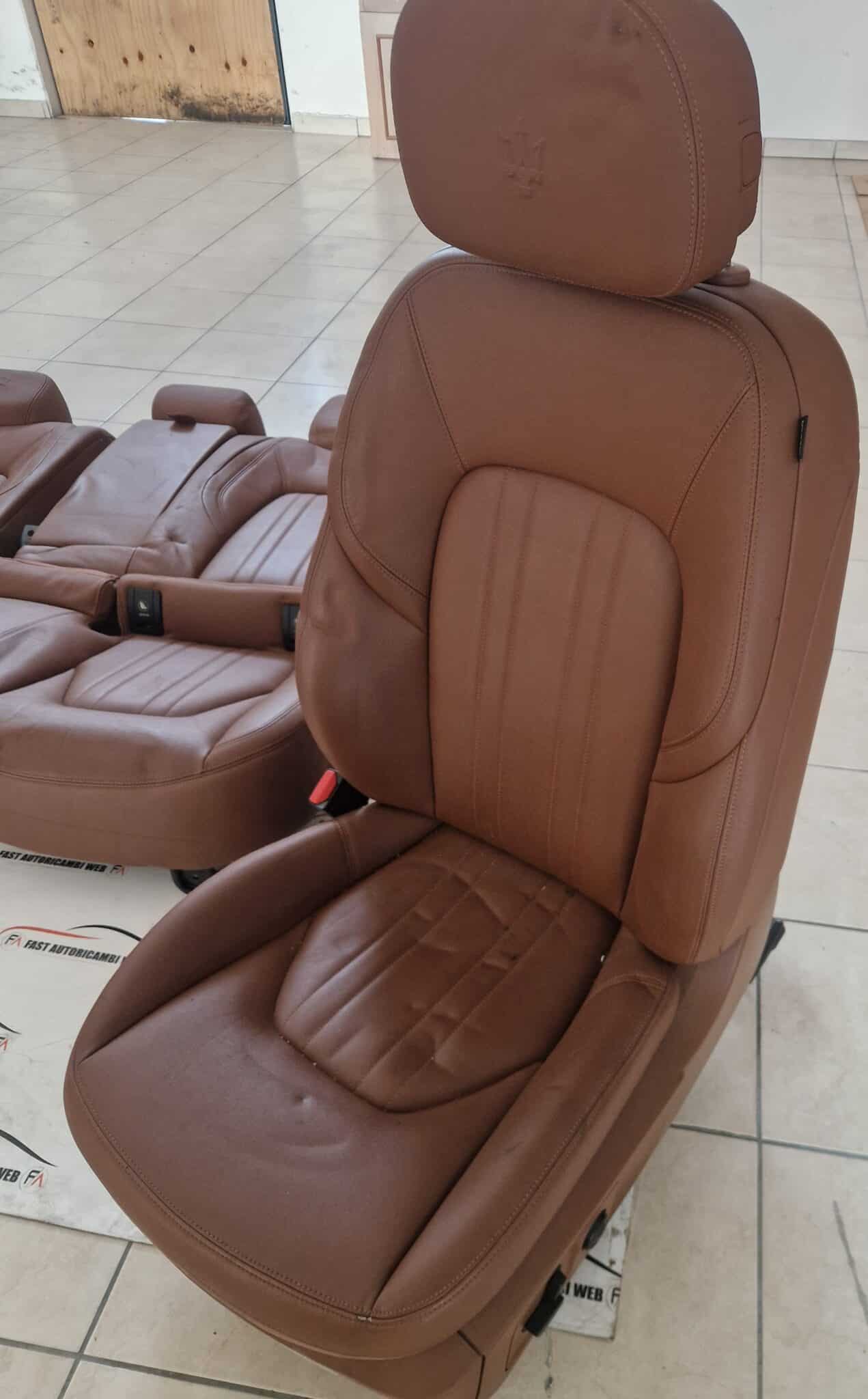 Kit sedili interni pelle marrone maserati ghibli anno 2015 11 20241219_115657