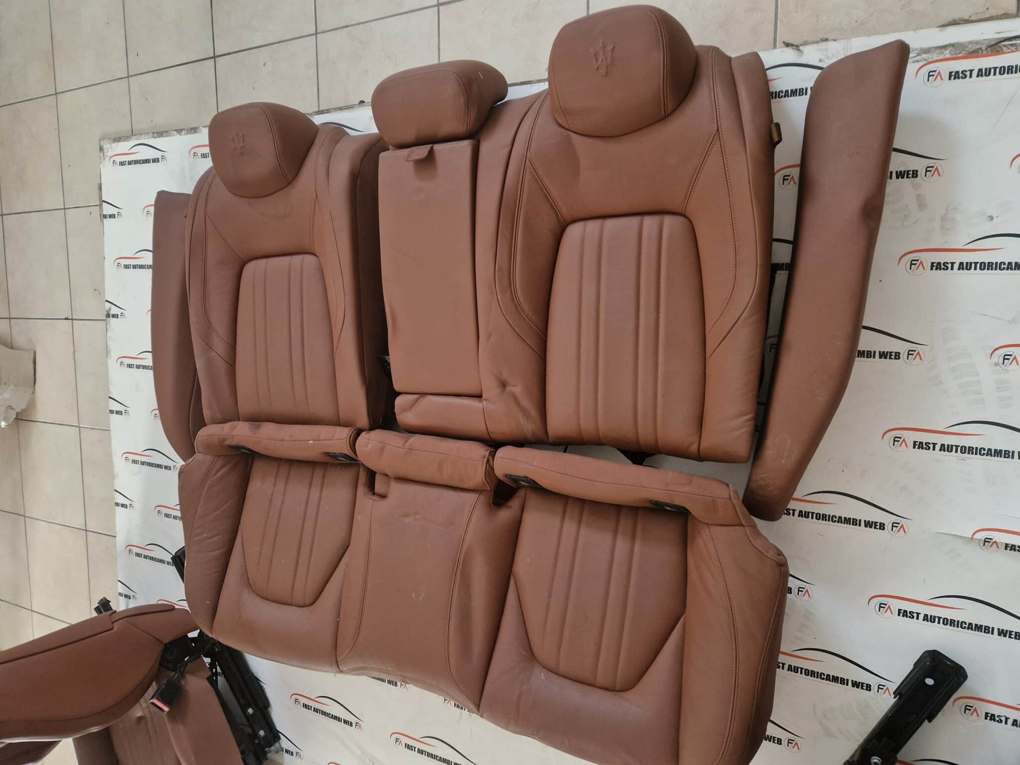 Kit sedili interni pelle marrone maserati ghibli anno 2015 12 20241219_115725
