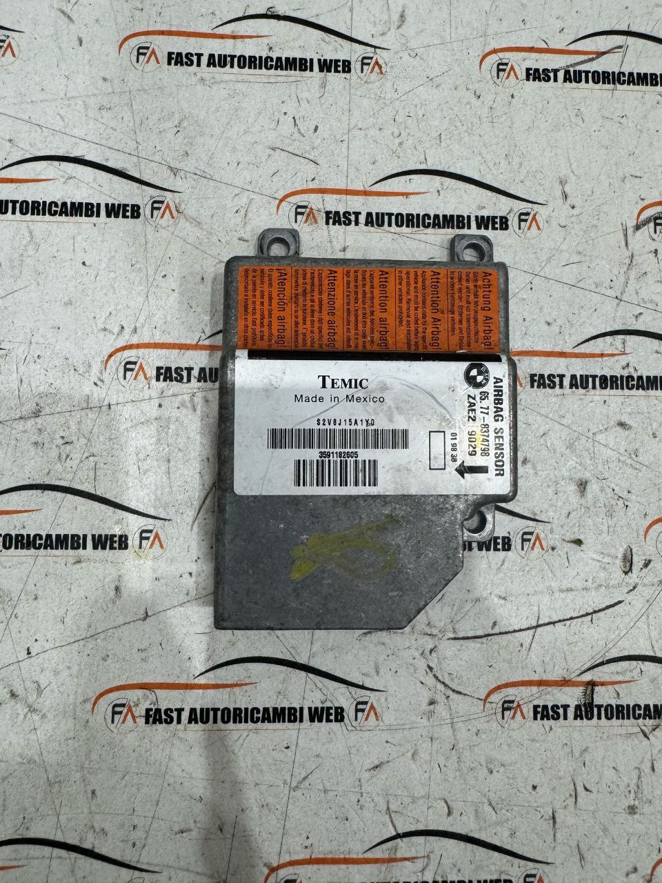 Centralina ECU airbag BMW Z3 E36 65.77-8374798 1 1
