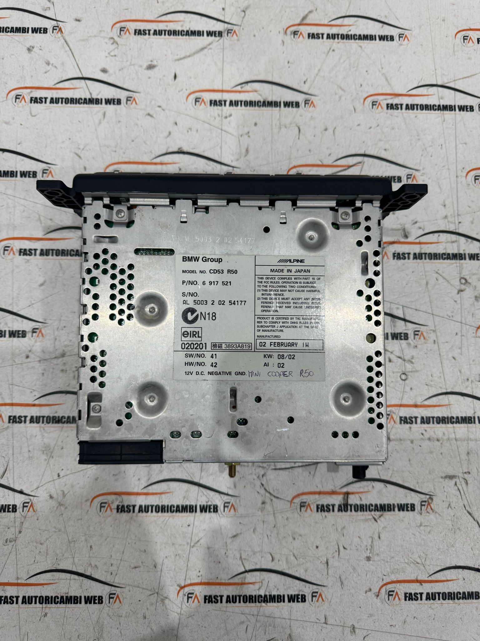 Autoradio Mini Cooper R50 2005 6917521 3 WhatsApp Image 2025-04-19 at 11.32.29
