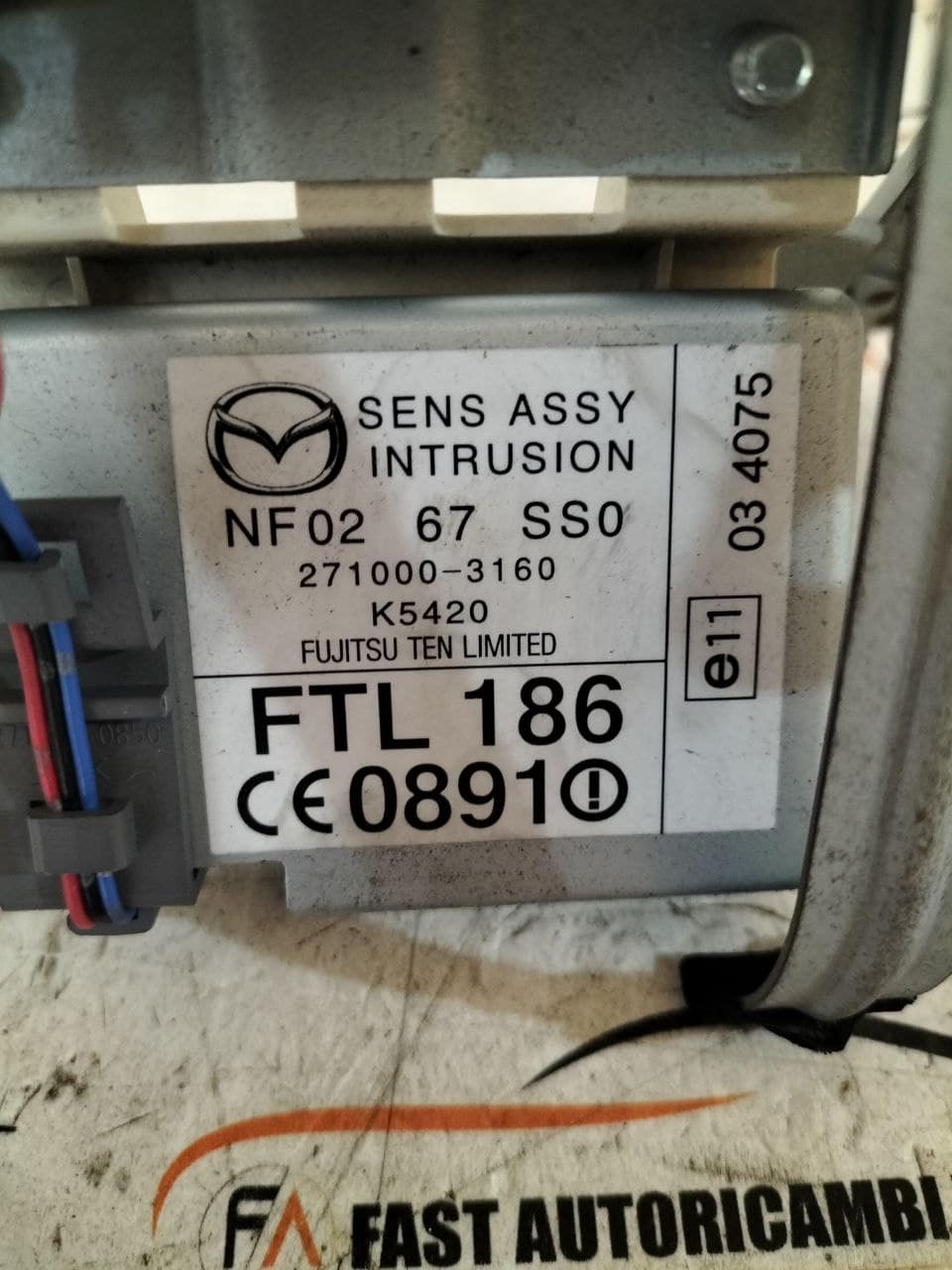 Centralina modulo di controllo allarme Mazda MX-5 MK3 NF0267SS0 3 3