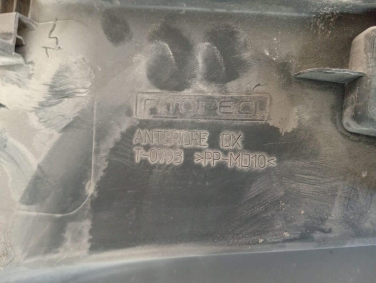Pannello rivestimento interno porta anteriore destra Fiat Fiorino 3 3