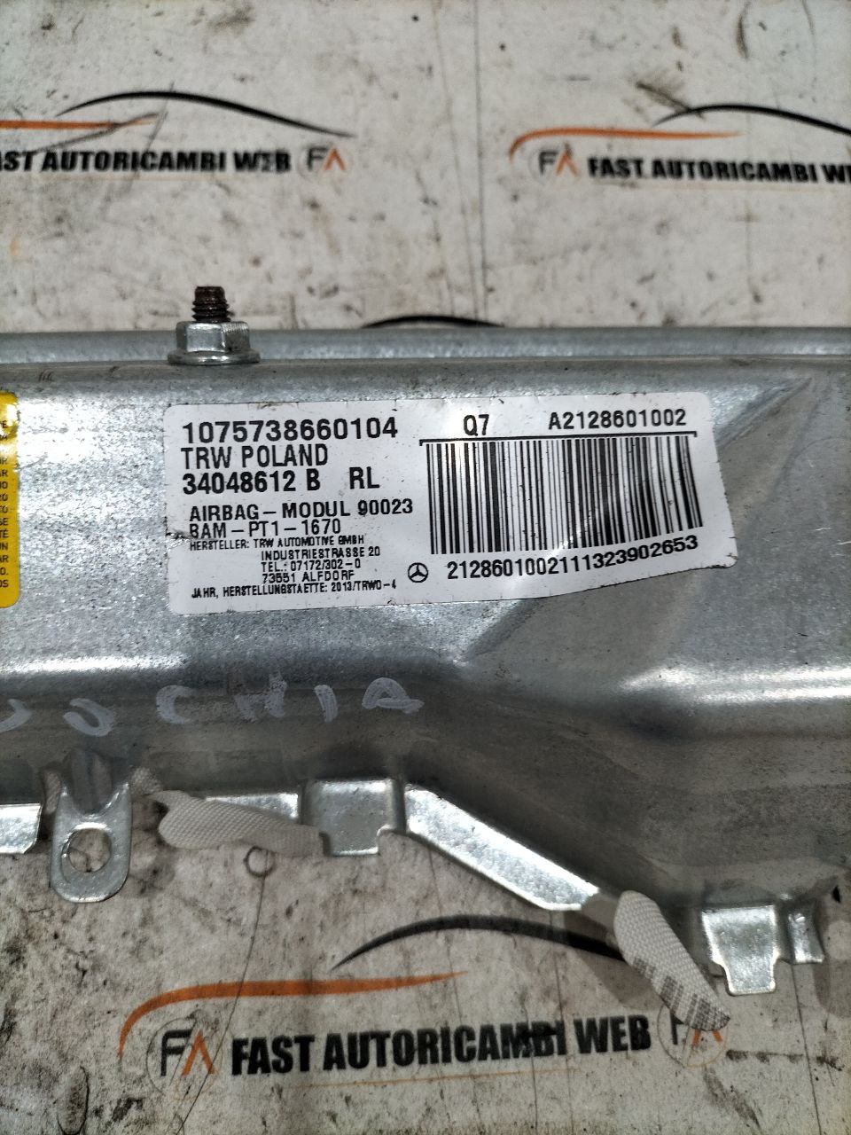 Airbag ginocchia Mercedes classe E W212 A2128601002 2 2