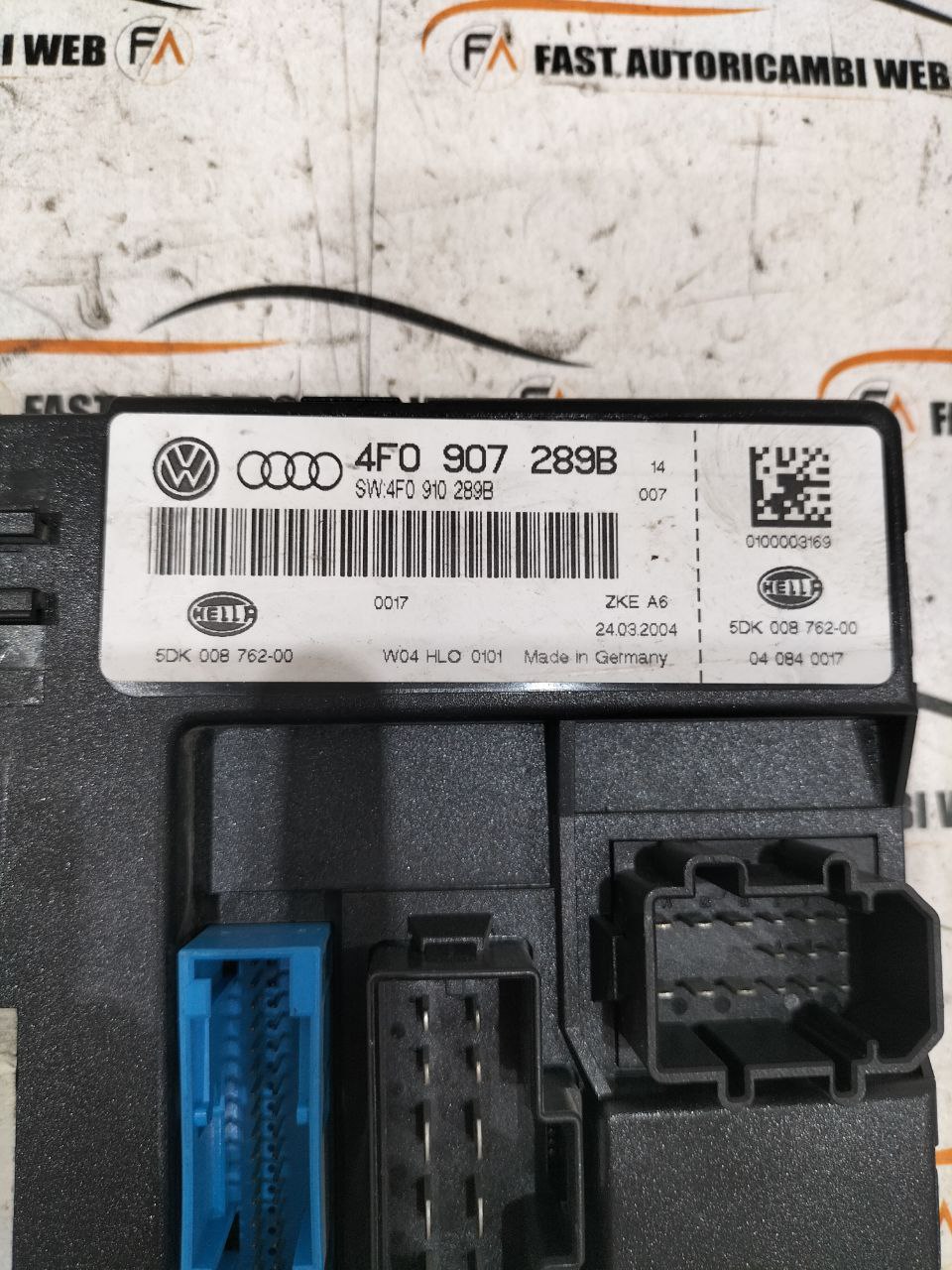 Centralina modulo comfort Audi A6 C6 4F0907289B 4 4