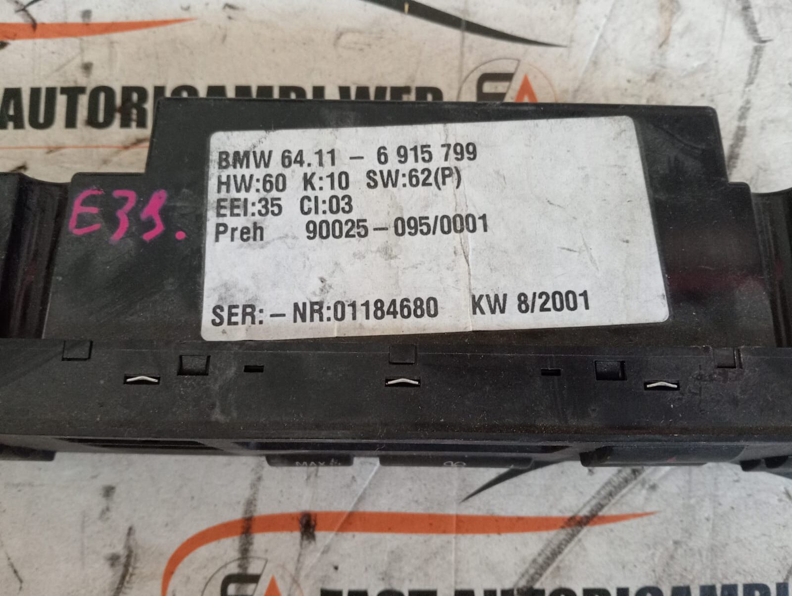 Centralina climatizzatore Bmw serie 5 E39 6915799 3 468bba63-fd95-4243-be05-36852fd4ea30