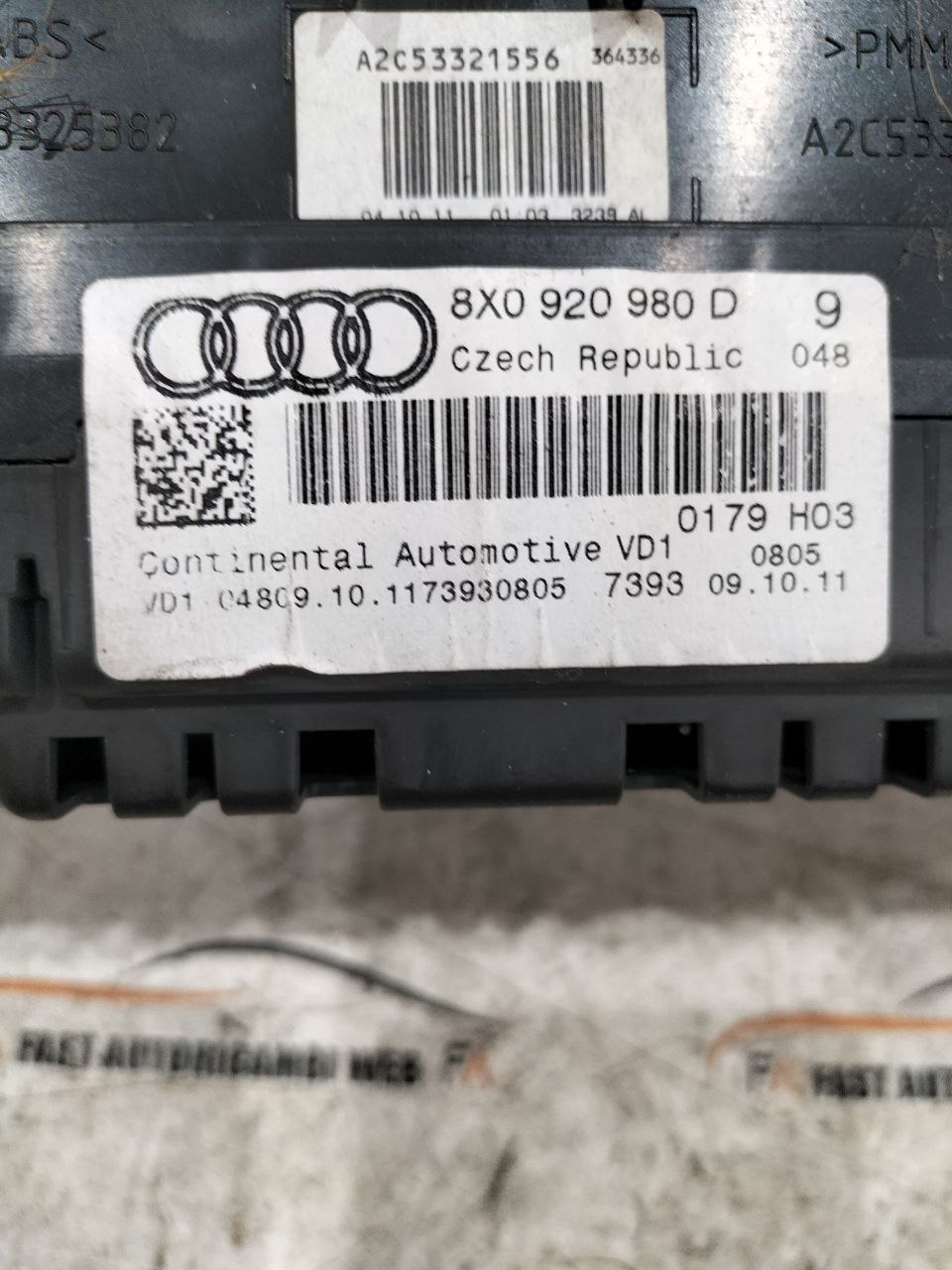 Quadro strumenti Audi A1 8X 8X0920980D 5 5