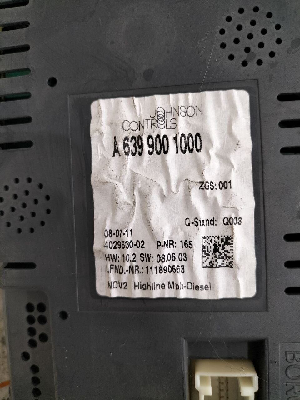 Quadro strumenti Mercedes-Benz Vito Viano W639 A6399001000 5 5