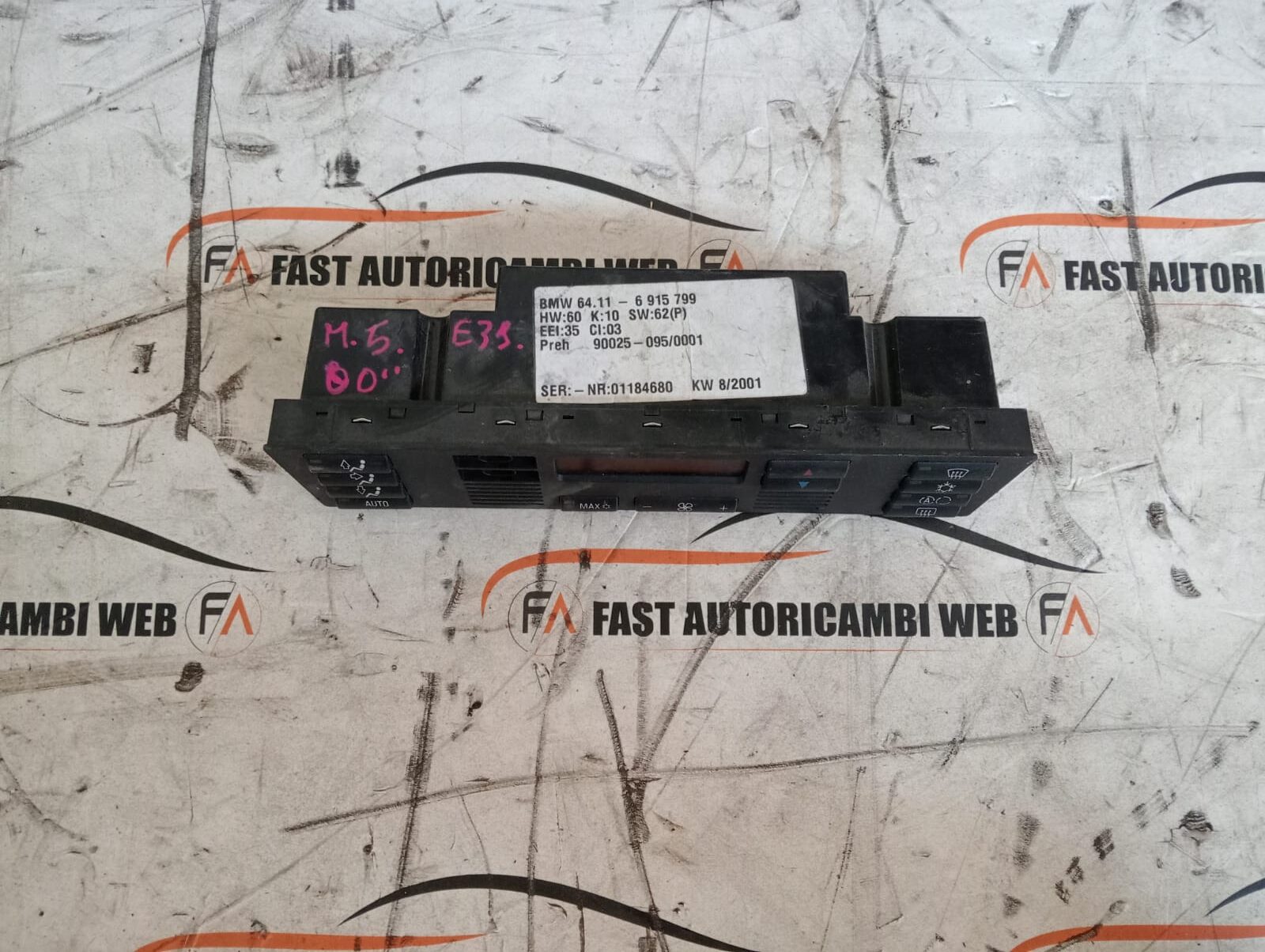 Centralina climatizzatore Bmw serie 5 E39 6915799 2 6e3970dd-f256-4166-b935-f1a17d91e6cc