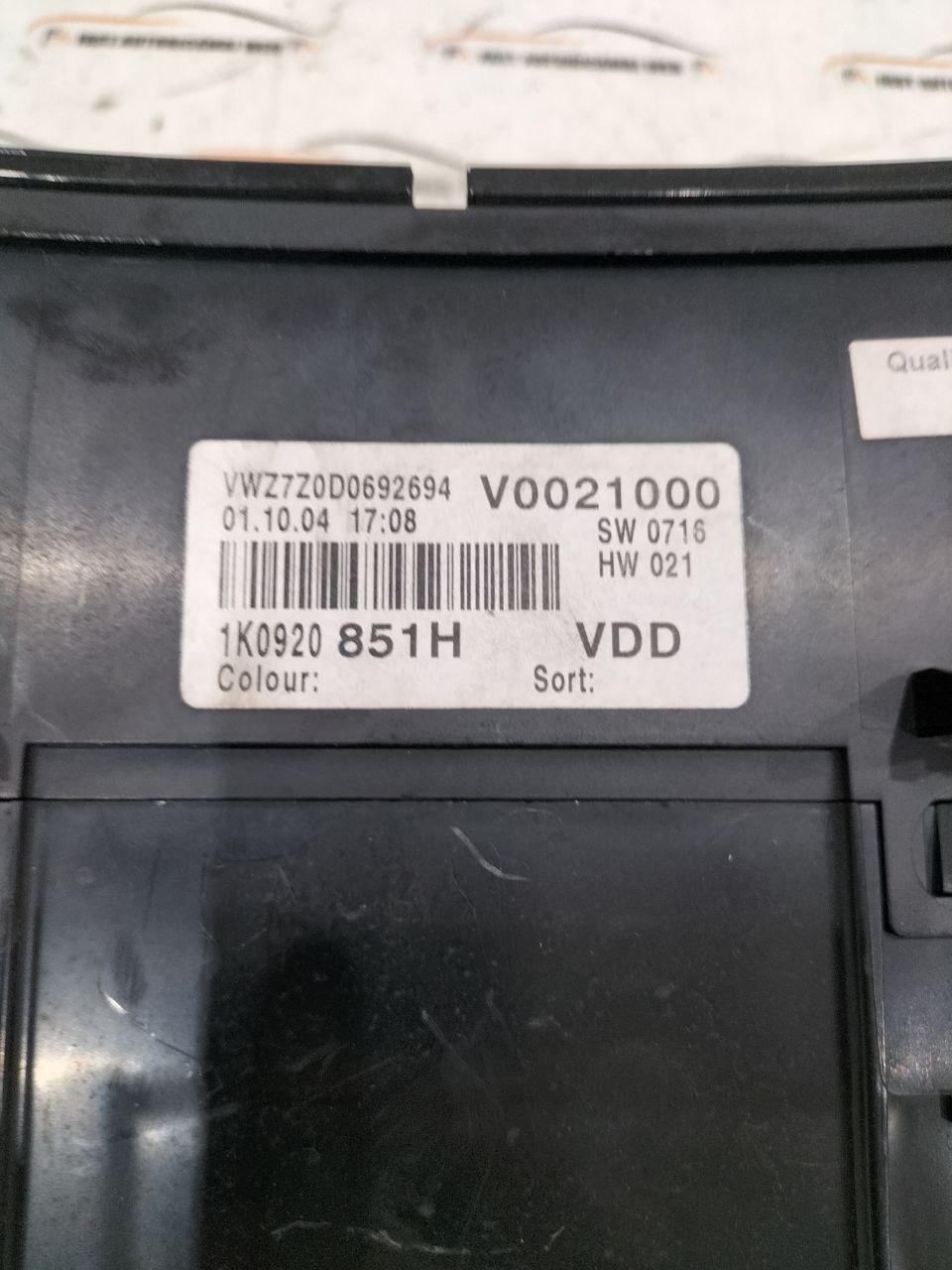 Quadro strumenti Volkswagen Golf 5 1K0920851H 7 7