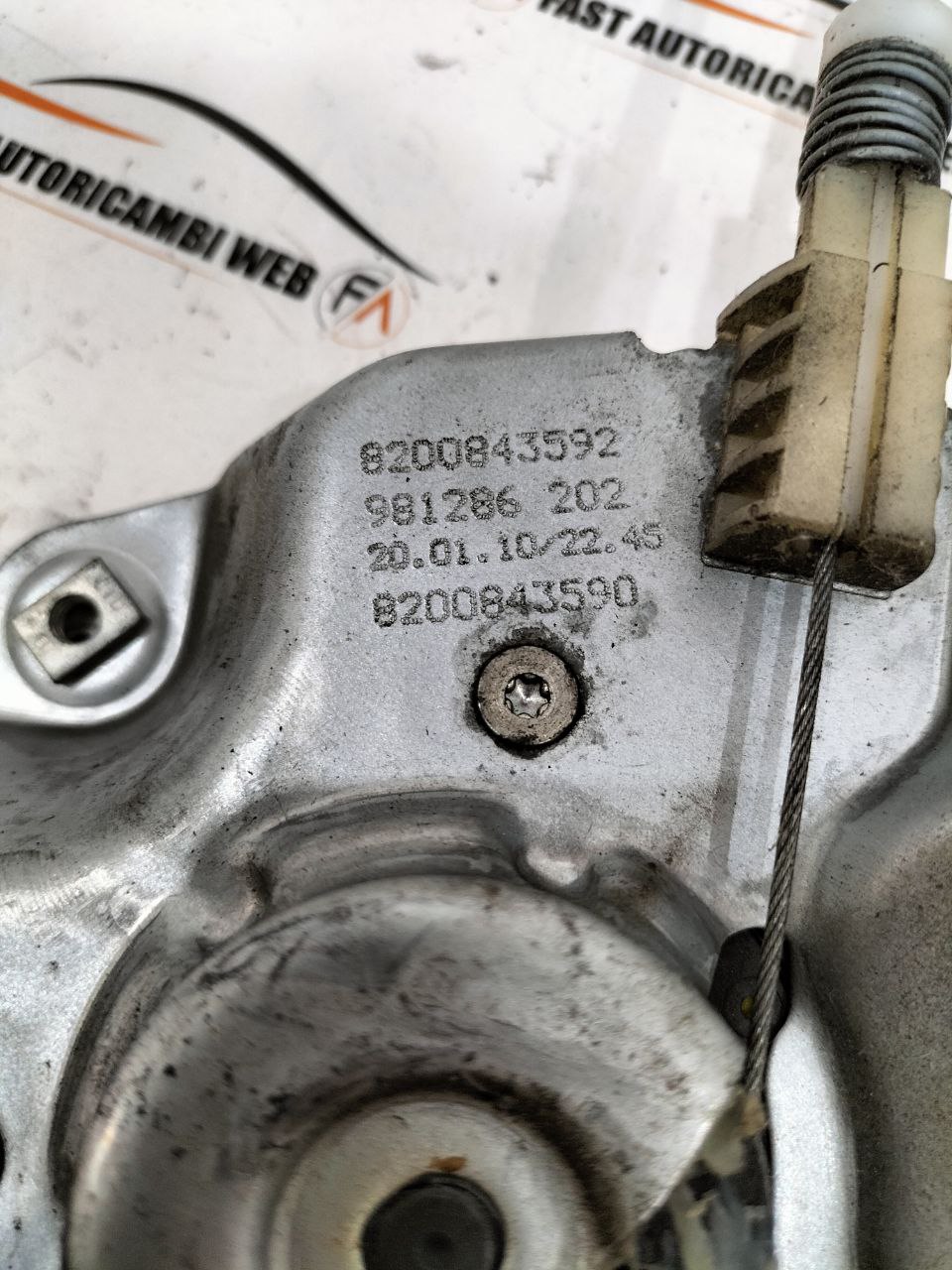 Meccanismo alzacristallo alzavetro anteriore sx Renault Clio 3 8200843592 5 photo_2025-09-21_15-30-34 (2)