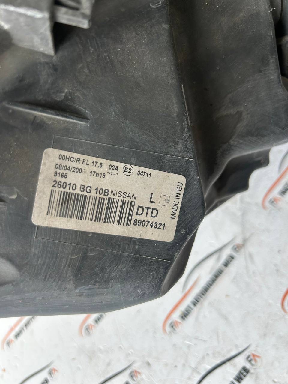 Faro anteriore destro Nissan Micra K12 2003-10 89074321 4 IMG_8298