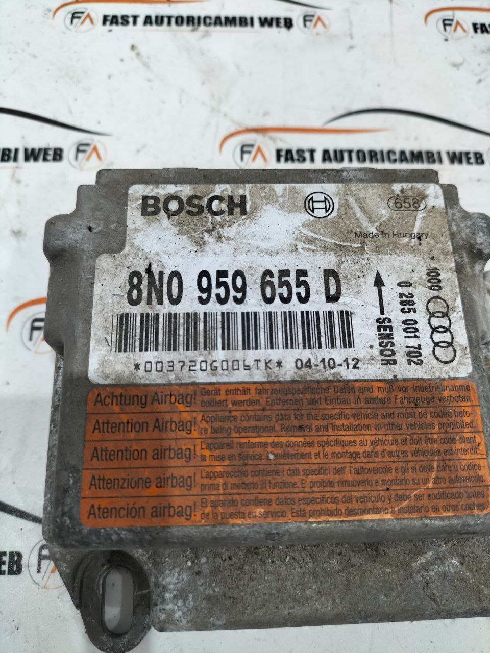Centralina airbag Audi TT 8N MK1 8N0959655D 2 photo_2_2025-10-21_20-43-02
