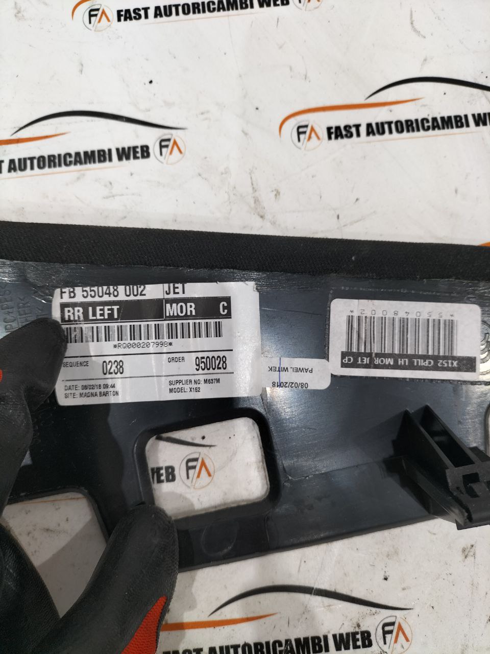 Cover montante posteriore sinistro Jaguar F-Type EX53-51749-A 2 photo_2_2025-10-22_11-53-06