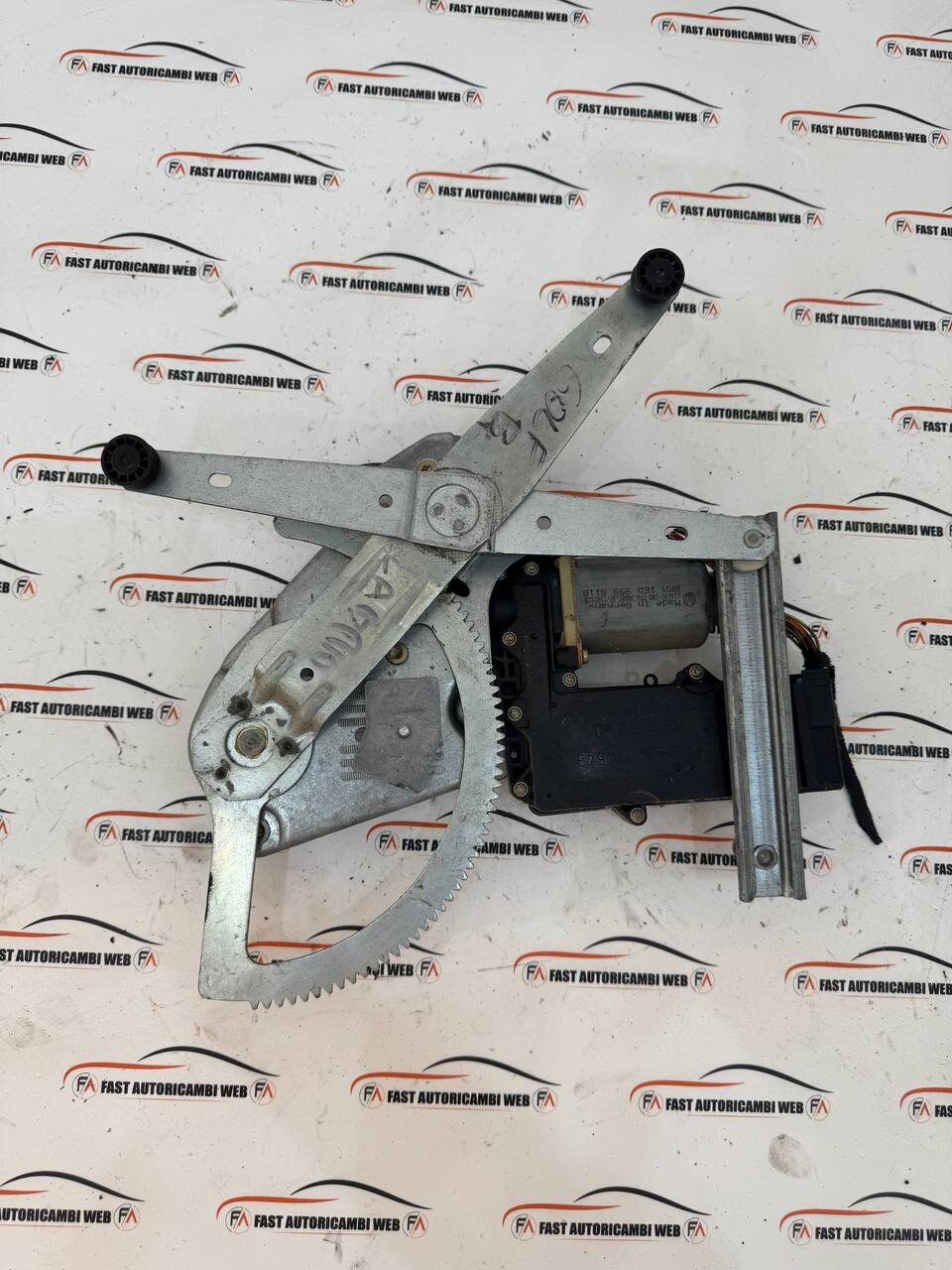 Meccanismo alzavetro posteriore dx Volkswagen Golf 3 cabrio 1E0959811B 2 5906657923222408467