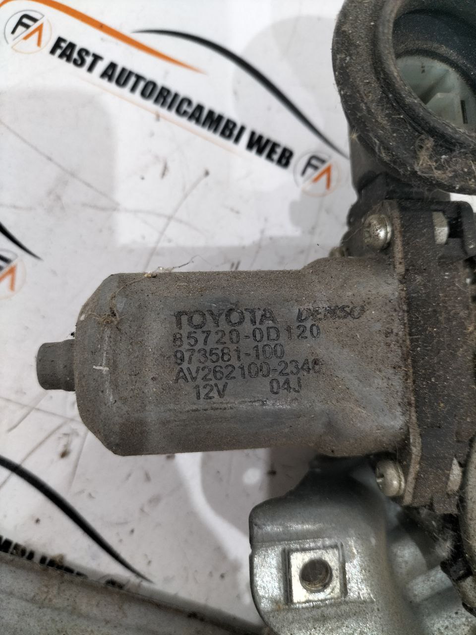 Meccanismo alzavetro posteriore dx Toyota Auris 85720-0D120 3 5992297758628449245