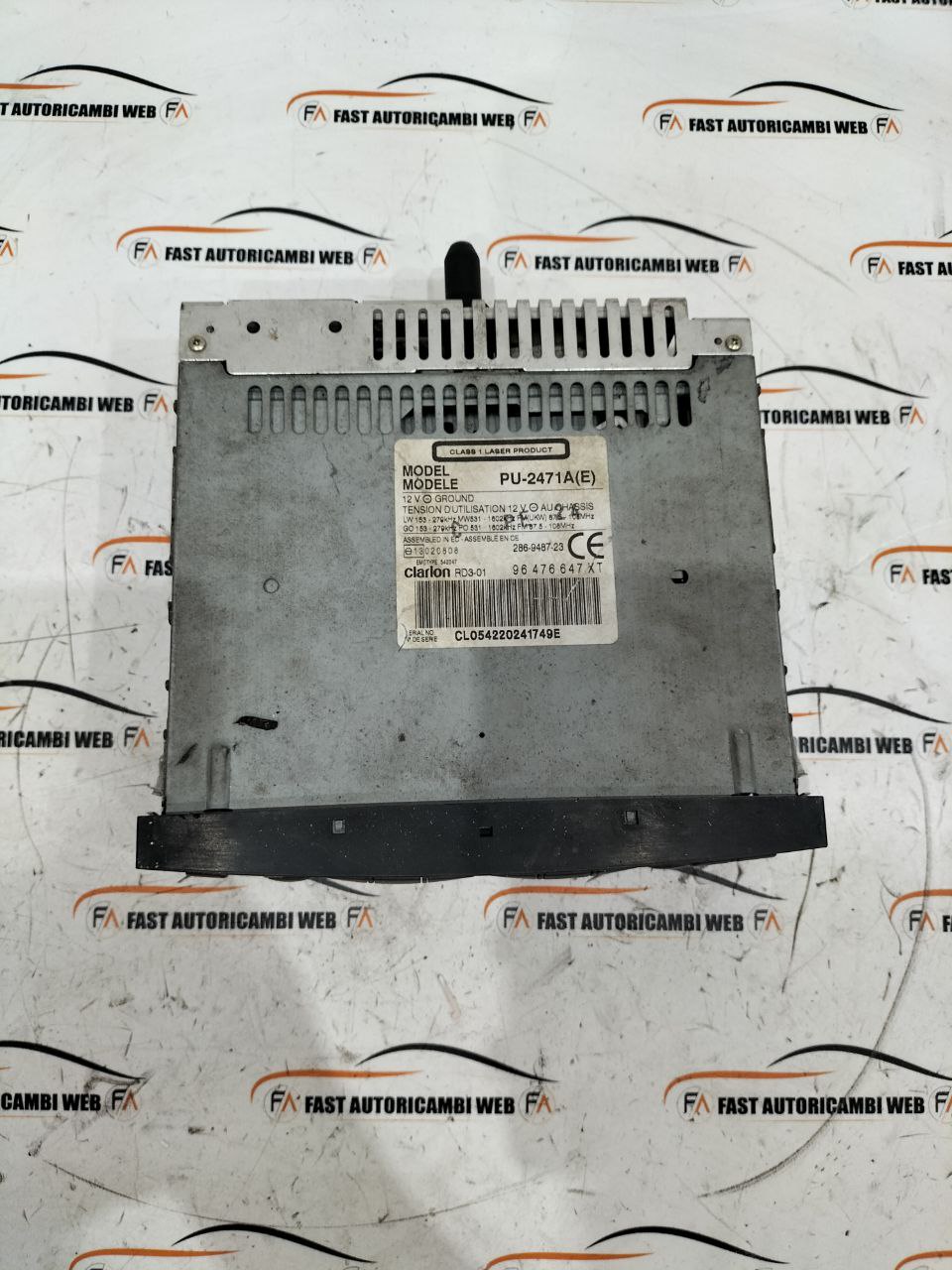Autoradio Clarion Peugeot 307 96476647XT 2 photo_2_2026-01-26_09-17-43