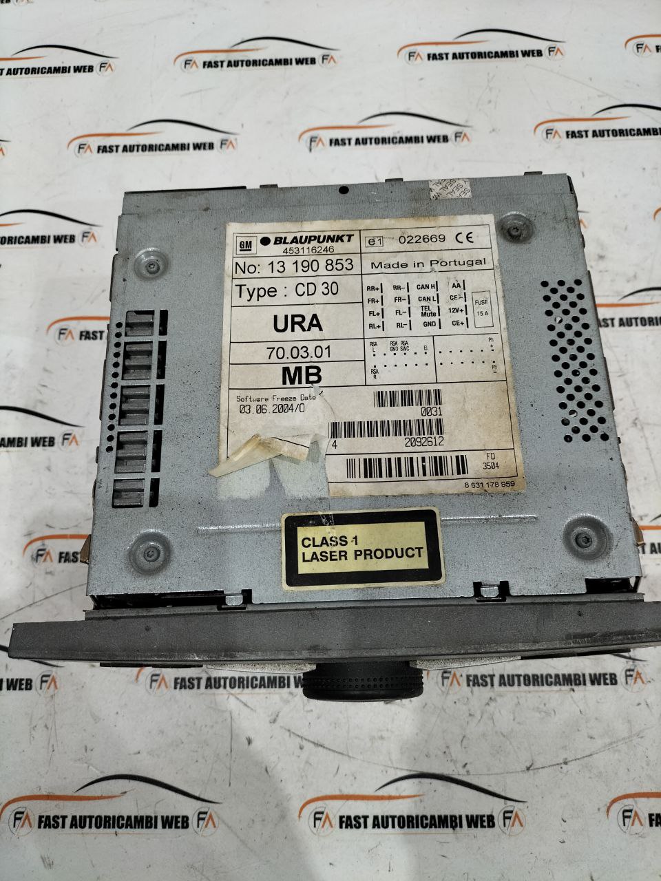 Autoradio Opel Meriva A 13190853 3 photo_2_2026-01-26_11-06-04