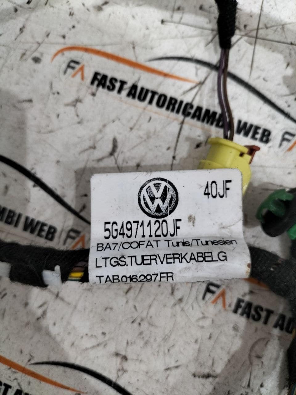 Cablaggio porta anteriore sx Volkswagen Golf VII 5G4971120JF 6 photo_2_2026-03-30_22-29-51