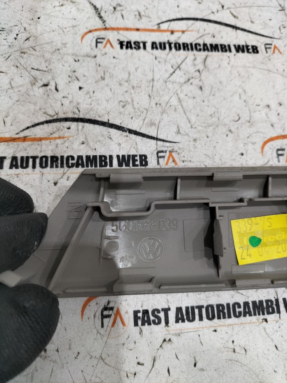 Modanatura interna porta anteriore sx Volkswagen Golf VII 5G0868039 4 photo_4_2026-03-30_22-32-46
