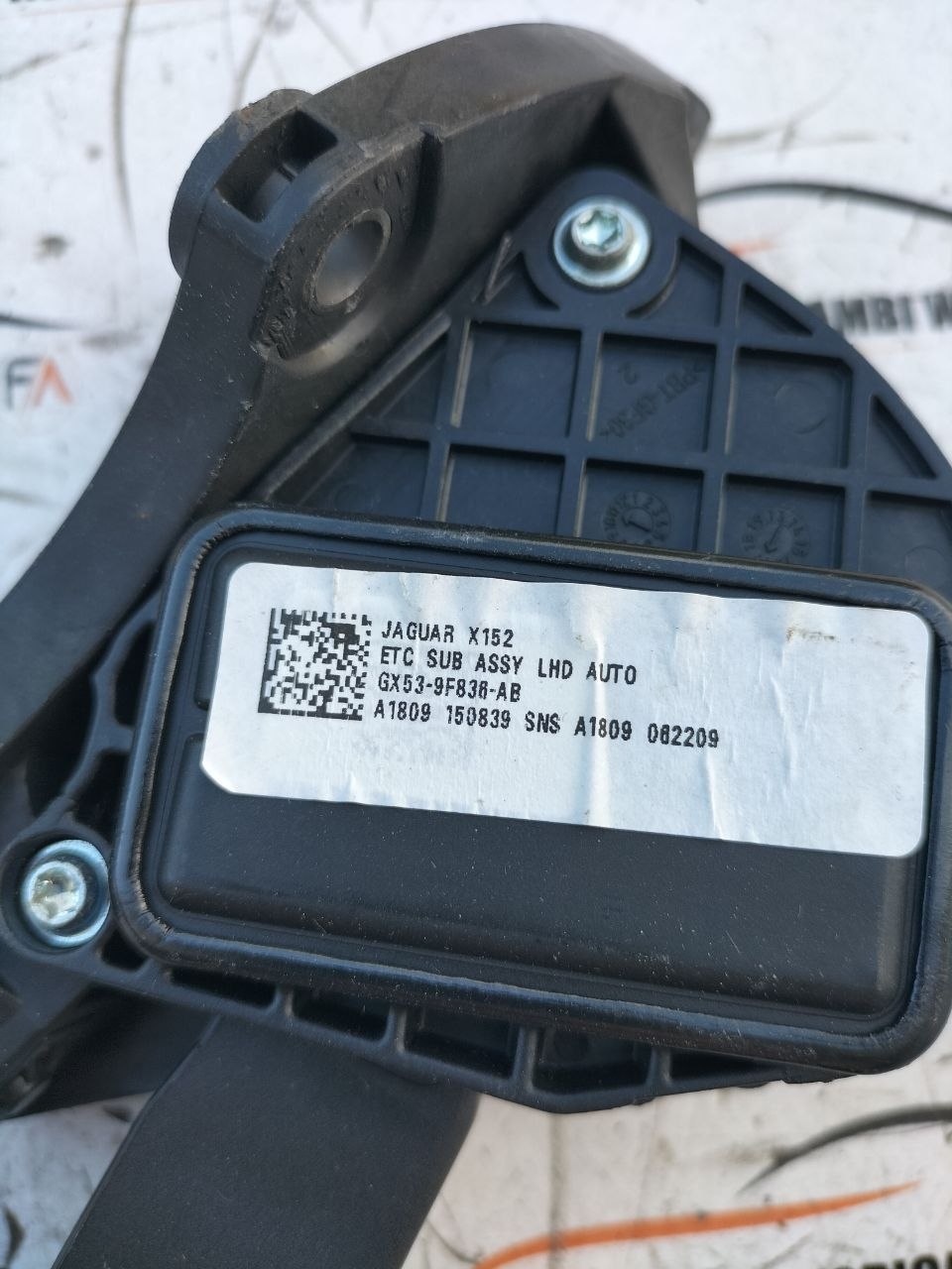 Pedale acceleratore Jaguar F-Type X152 GX53-9F836-AB 3 photo_3_2026-05-11_10-59-40