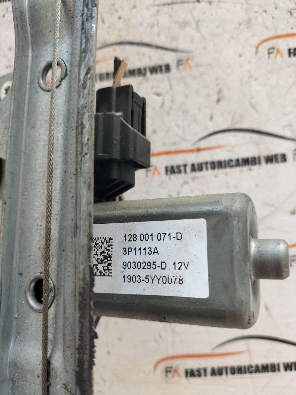 Meccanismo alzavetro anteriore dx Renault Clio 128001071-D 3 photo_3_2026-07-14_17-06-04