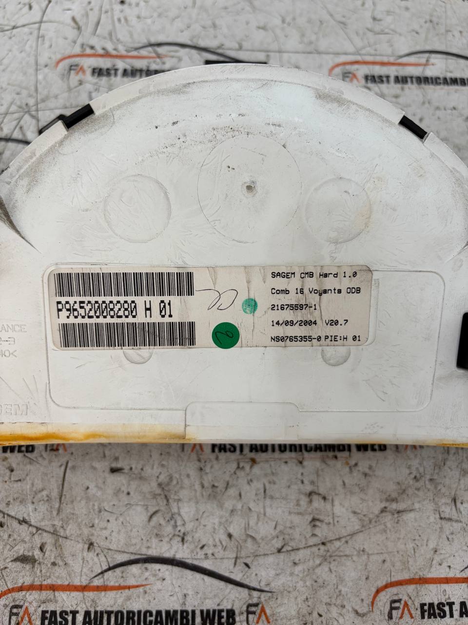Quadro strumenti Citroen C2 P9652008280 4 photo_4_2026-09-25_20-20-47