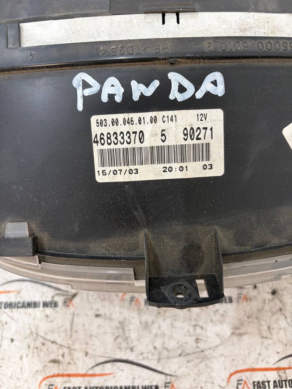 Quadro strumenti Fiat Panda 2° serie 46833370 6 photo_5_2026-09-24_17-55-15